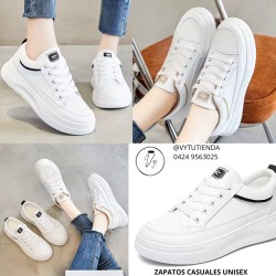 Sneakers Mujer | Blancos/Negros - Moda & Comodidad | VYSTILE (58 caracteres)
